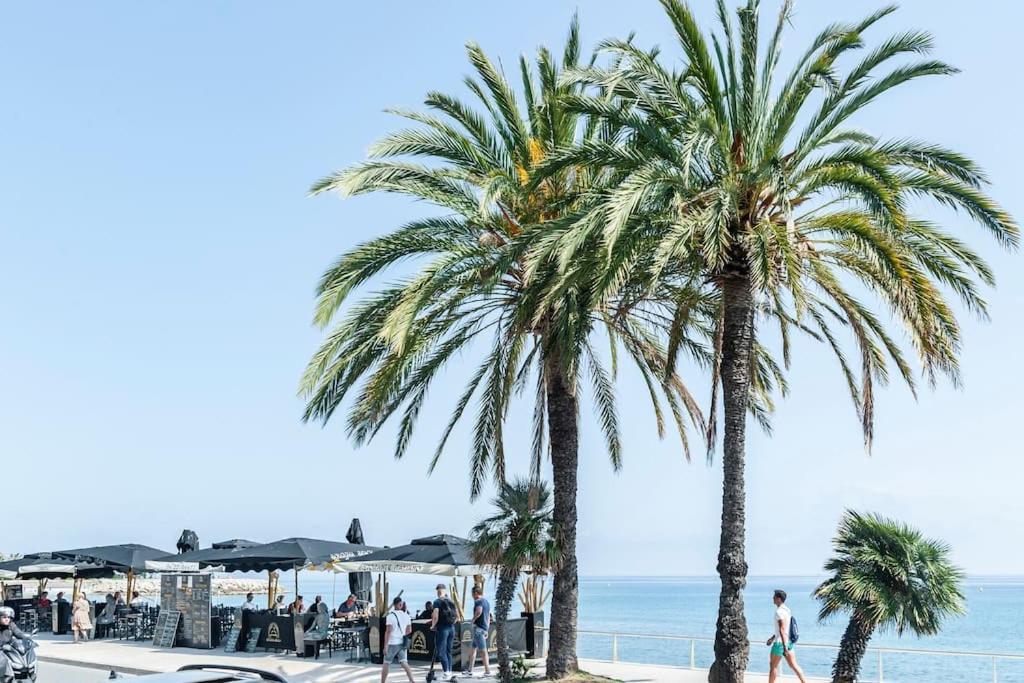 Superbe Studio Avec Terrasse En Front De Mer Menton Extérieur photo