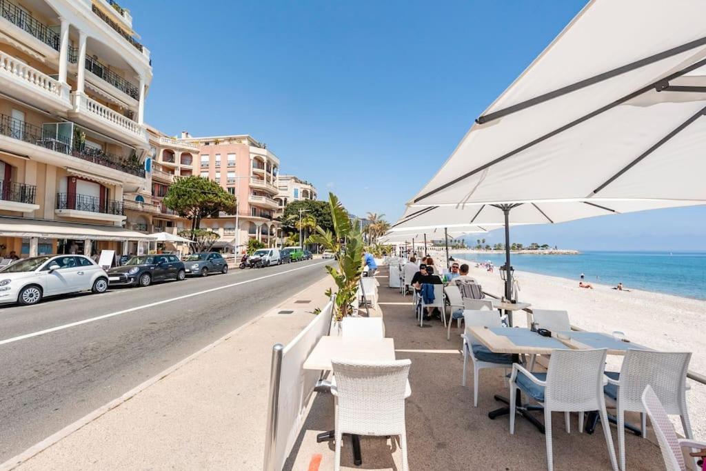 Superbe Studio Avec Terrasse En Front De Mer Menton Extérieur photo