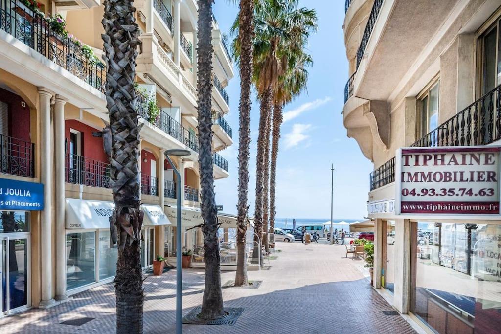 Superbe Studio Avec Terrasse En Front De Mer Menton Extérieur photo