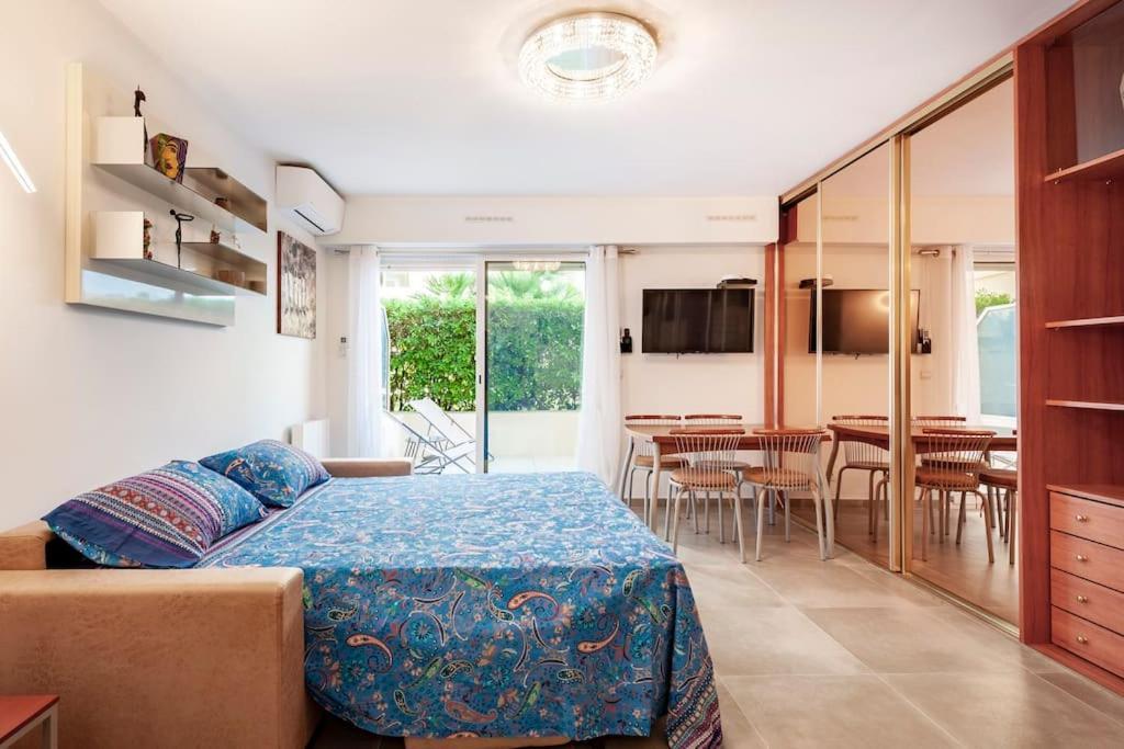 Superbe Studio Avec Terrasse En Front De Mer Menton Extérieur photo