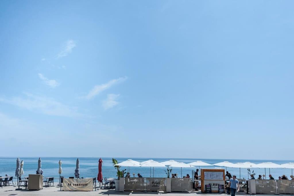 Superbe Studio Avec Terrasse En Front De Mer Menton Extérieur photo