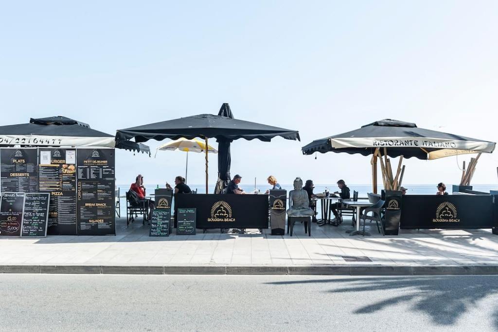 Superbe Studio Avec Terrasse En Front De Mer Menton Extérieur photo