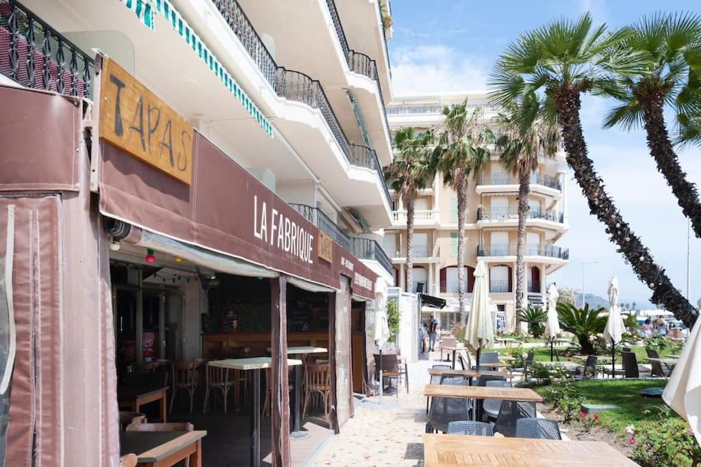 Superbe Studio Avec Terrasse En Front De Mer Menton Extérieur photo