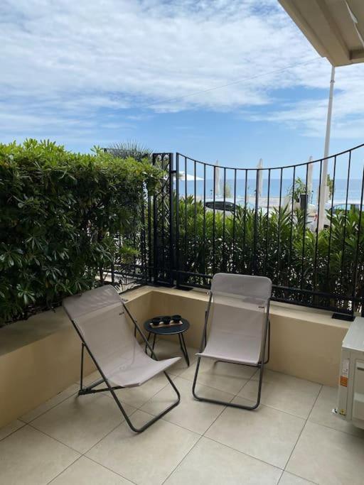 Superbe Studio Avec Terrasse En Front De Mer Menton Extérieur photo